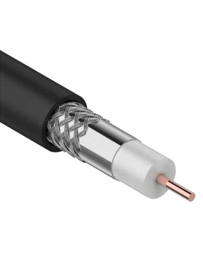 GENERICA RG11 CCS 75Ом FPE PVC черный (CC1-R1F1-119-300-G). Кабель коаксиальный омедненный. IEK в Новосибирске