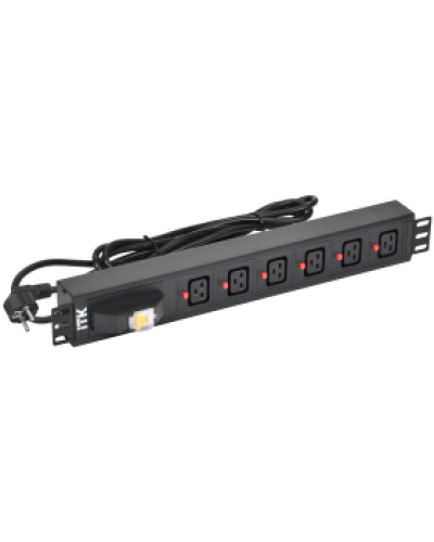 PH21-06C19-11. Блок розеток 19”. ITK в Новосибирске