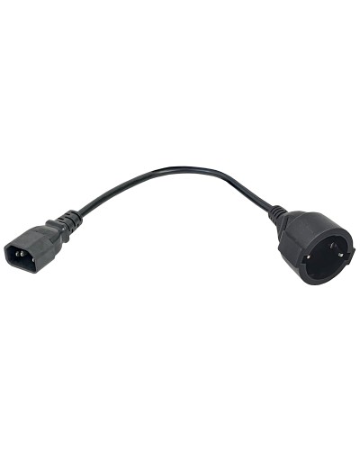 PC-C14D-10CM. Адаптер C14-Schuko. ITK в Новосибирске