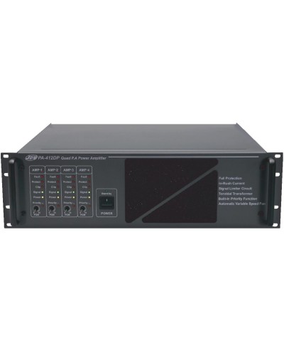 PA-412DP. Усилитель мощности 4-х канальный 4х120 Вт, 100 В. JDM в Новосибирске