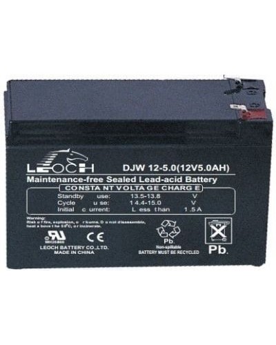 LEOCH DJW 12-5,0. Аккумулятор герметичный свинцово-кислотный. LEOCH в Новосибирске