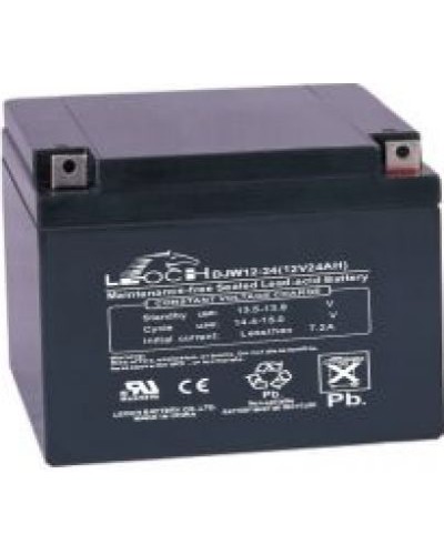 LEOCH DJW 12-24. Аккумулятор герметичный свинцово-кислотный. LEOCH в Новосибирске