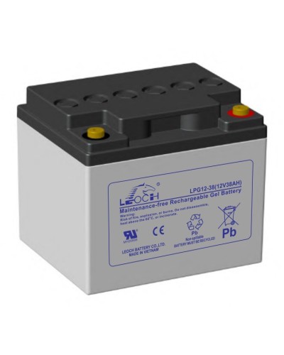 LEOCH LPG 12-38. Аккумулятор герметичный свинцово-кислотный. LEOCH в Новосибирске