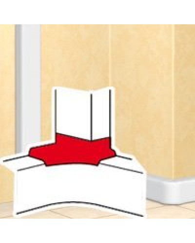Отвод угловой для короба DLP 35х80/105, 50х80/150 (010763): Отвод угловой в Новосибирске