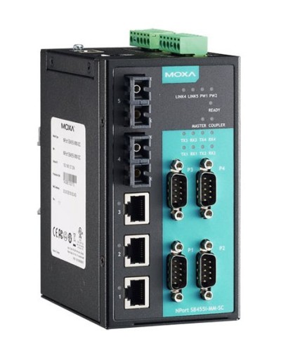 NPort S8455I-SS-SC. 4-портовый преобразователь. MOXA в Новосибирске