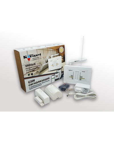 NV 8321W KIT. GSM сигнализация радиоканальная с WI-FI модулем. NAVIgard в Новосибирске