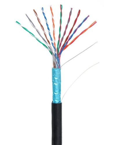 F/UTP 10pair, Cat5, Out, PE (EC-UF010-5-PE-BK-3). Кабель «витая пара» (LAN) для структурированных систем связи. NETLAN в Новосибирске