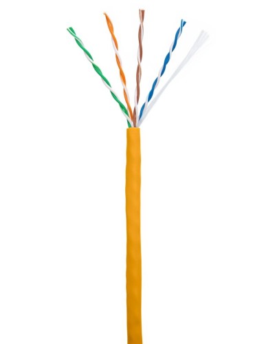 U/UTP 4pair, Cat5e, In, LSZH (EC-UU004-5E-LSZH-OR). Кабель «витая пара» (LAN) для структурированных систем связи. NETLAN в Новосибирске