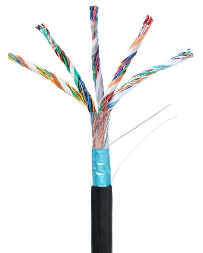 F/UTP 25pair, Cat5, Out, PE (EC-UF025-5-PE-BK-3). Кабель «витая пара» (LAN) для структурированных систем связи. NETLAN в Новосибирске