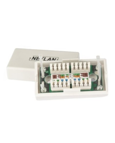 EC-UCB-IDC-UD2-WT-10 (10 шт). Проходной соединитель. NETLAN в Новосибирске