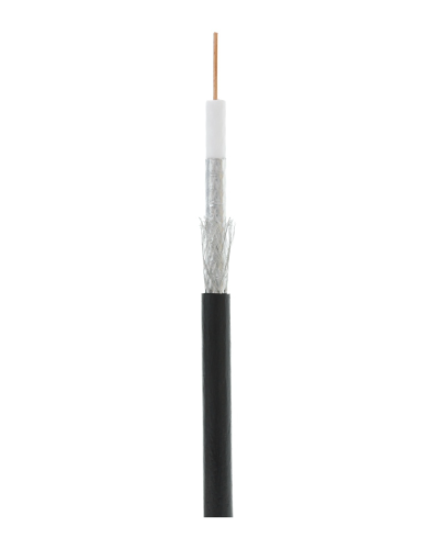 RG-6 CCS, Out, PE (EC-C2-32123B-BK-3). Кабель коаксиальный омедненный. NETLAN в Новосибирске