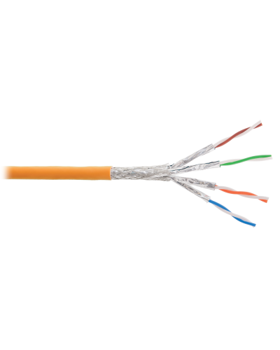 S/FTP, 4pair, Cat.6a, Solid, In, LSZH (NKL 9355C-OR). Кабель «витая пара» (LAN) для структурированных систем связи. NIKOLAN в Новосибирске
