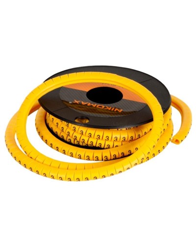 NMC-CMR-D-YL-500 (500шт). Маркер кабельный. NIKOMAX в Новосибирске