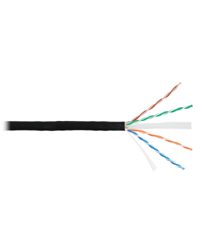 U/UTP 4pair, Cat6a, Solid, In/Out, нг(А)-HF (NMC 4155C-BK). Кабель «витая пара» (LAN) для структурированных систем связи. NIKOMAX в Новосибирске