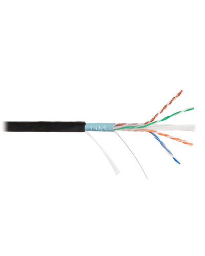 F/UTP 4pair, Cat6, Solid, In/Out, нг(А)-HF (NMC 4240C-BK). Кабель «витая пара» (LAN) для структурированных систем связи. NIKOMAX в Новосибирске