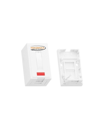 NMC-MB1P-ST-WT. Корпус настенной розетки. NIKOMAX в Новосибирске
