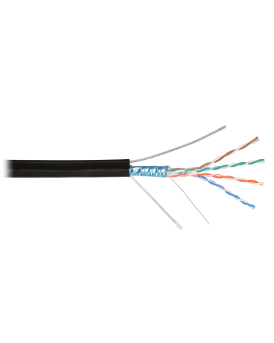 F/UTP 4pair, Cat5e, Solid, Out, SW, PVC (NMC 4905B-BK). Кабель «витая пара» (LAN) для структурированных систем связи. NIKOMAX в Новосибирске