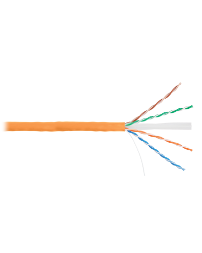 U/UTP 4pair, Cat6, Solid, In, нг(А)-HF (NMC 9140C-OR). Кабель «витая пара» (LAN) для структурированных систем связи. NIKOMAX в Новосибирске