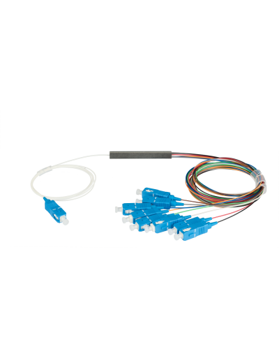NMF-SPP1X8A1-SCU-M. Сплиттер планарный 1x8, 9/125мкм, SC/UPC, 0.9 мм. NIKOMAX в Новосибирске