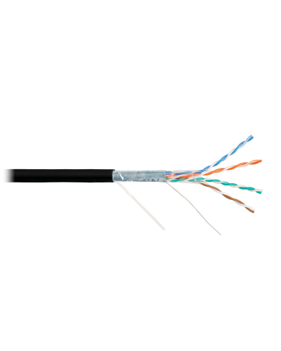 F/UTP 4pair, Cat5e, Solid, Out, PVC (NMC 9200B-BK). Кабель «витая пара» (LAN) для структурированных систем связи. NIKOMAX в Новосибирске