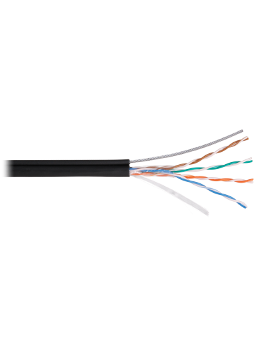 U/UTP 4pair, Cat5e, Solid, Out, SW, PVC (NMC 4805B-BK). Кабель «витая пара» (LAN) для структурированных систем связи. NIKOMAX в Новосибирске