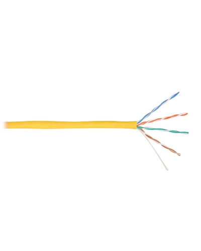 U/UTP 4pair, Cat5e, Solid, In, PVC (NMC 4100A-YL). Кабель «витая пара» (LAN) для структурированных систем связи. NIKOMAX в Новосибирске