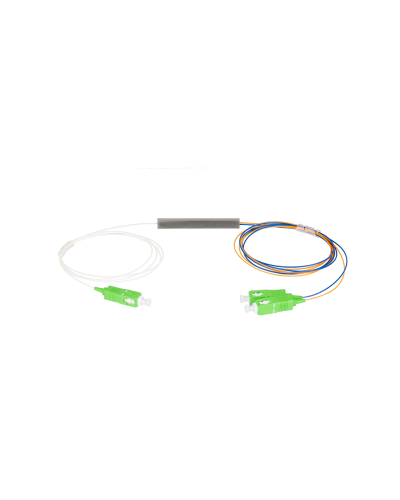 NMF-SPP1X2A1-SCA-M. Сплиттер планарный 1x2, 9/125мкм, SC/APC, 0.9 мм. NIKOMAX в Новосибирске