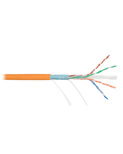 F/UTP 4pair, Cat6a, Solid, In, нг(А)-HF (NMC 4255C-OR). Кабель «витая пара» (LAN) для структурированных систем связи. NIKOMAX в Новосибирске