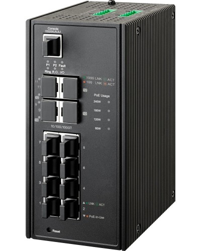 NIS-3500-3412PGE (64PY0804). Коммутатор управляемый с PoE. NSGate в Новосибирске