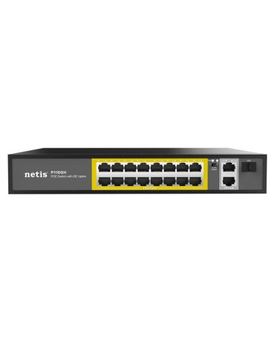 Netis P116GH. Коммутатор сетевой PoE неуправляемый. Netis в Новосибирске