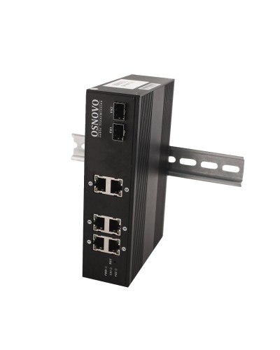 SW-8062/IC. Промышленный PoE коммутатор Gigabit Ethernet на 8 портов. OSNOVO в Новосибирске