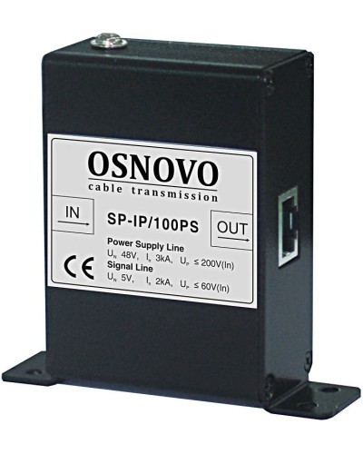 SP-IP/100PS. Устройство грозозащиты цепей Ethernet. OSNOVO в Новосибирске