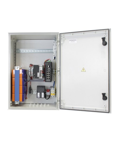 OSP-46TB1(SW-80802/ILS(port 90W)). Уличный коммутатор с PoE. OSNOVO в Новосибирске