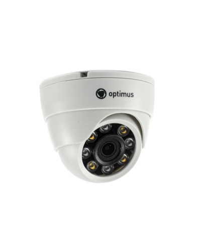IP-E025.0(2.8)PL_DP03. Видеокамера IP купольная. Optimus в Новосибирске
