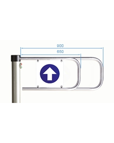 PERCo-ASG-650. Створка для калитки. PERCo в Новосибирске