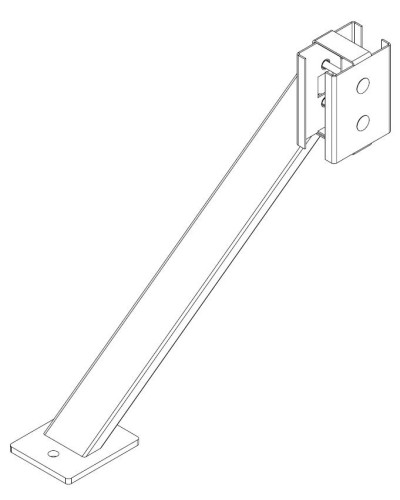 PERCo-MB-16.9. Упор для стоек секции ограждения. PERCo в Новосибирске
