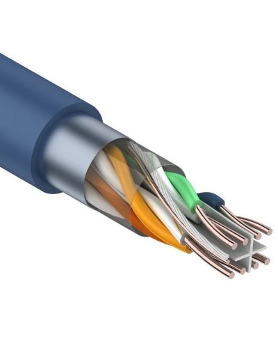 F/UTP, CAT 6, PVC, 4PR, 23AWG, омедненный INDOOR, SOLID, серый, 305м, PROconnect (01-0147-3). Кабель «витая пара» (LAN) для структурированных систем связи. PROCONNECT в Новосибирске