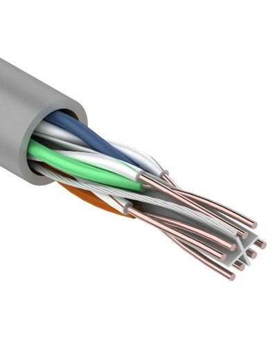 U/UTP 4PR 23AWG, CCA, CAT6, PVC, 305м. PROconnect (01-0047-3). Кабель «витая пара» (LAN) для структурированных систем связи. PROCONNECT в Новосибирске