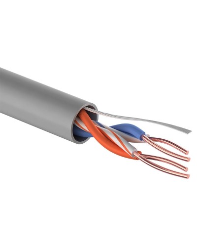U/UTP 2PR 24AWG, CCA, CAT5e PVC, 305м. PROconnect (01-0022-3). Кабель «витая пара» (LAN) для структурированных систем связи. PROCONNECT в Новосибирске