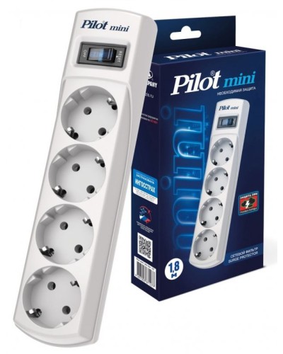 Pilot mini 1.8м. Сетевой фильтр. Pilot в Новосибирске