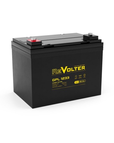 Revolter GPL 1233. Аккумулятор автомобильный герметичный свинцово-кислотный. Revolter в Новосибирске
