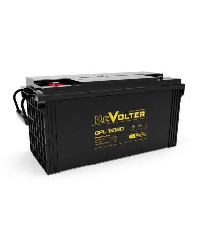 Revolter GPL 12120. Аккумулятор автомобильный герметичный свинцово-кислотный. Revolter в Новосибирске
