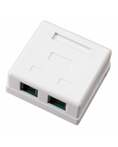 Розетка комбинированная внешняя, UTP RJ-45(8P8C) + RJ-11(6P-4C) REXANT (03-0120): Розетка RJ-45 в Новосибирске