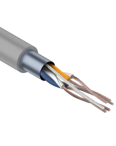 F/UTP, CAT 5e, PVC, 2PR, 24AWG, INDOOR, STRANDED, серый, 305м, REXANT (01-0125). Кабель «витая пара» (LAN) для структурированных систем связи. Rexant в Новосибирске