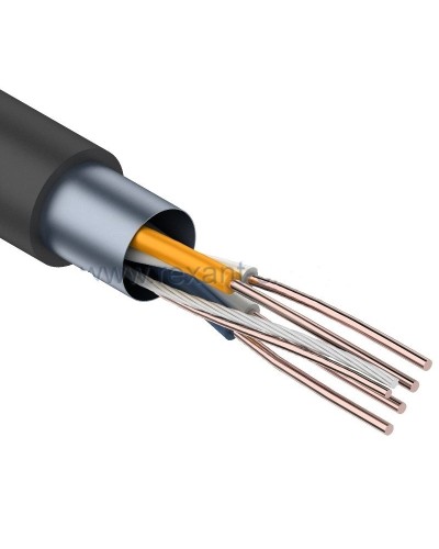 F/UTP, CAT 5e, PE, 2PR, 24AWG, OUTDOOR, SOLID, черный, 305м, REXANT (01-0124). Кабель «витая пара» (LAN) для структурированных систем связи. Rexant в Новосибирске