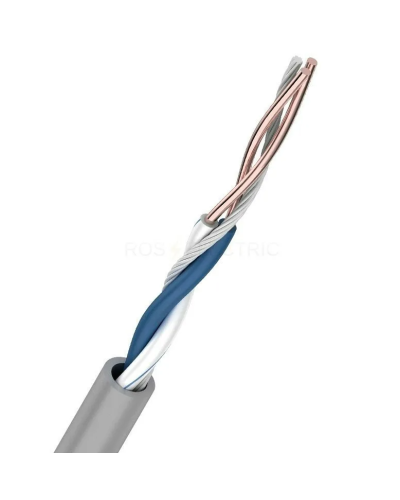 U/UTP, CAT 5e, PVC, 1PR, 24AWG, INDOOR, SOLID, серый, 305м REXANT (01-0002). Кабель «витая пара» (LAN) для структурированных систем связи. Rexant в Новосибирске