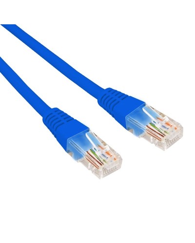Патч-корд U/UTP CAT 6, RJ45-RJ45, 26AWG, LSZH, синий, 1м REXANT (02-0294-1). Патч-корд UTP. Rexant в Новосибирске