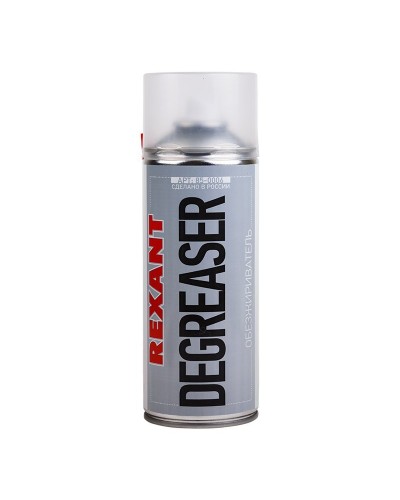 Очиститель обезжириватель DEGREASER, REXANT, 400 мл, аэрозоль (85-0006): Баллон с очистителем в Новосибирске
