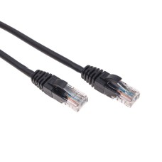 Патч-корд U/UTP, CAT 5e, RJ45-RJ45, 26AWG, LSZH, черный, 1,5м  REXANT (02-0102-105). Патч-корд UTP. Rexant