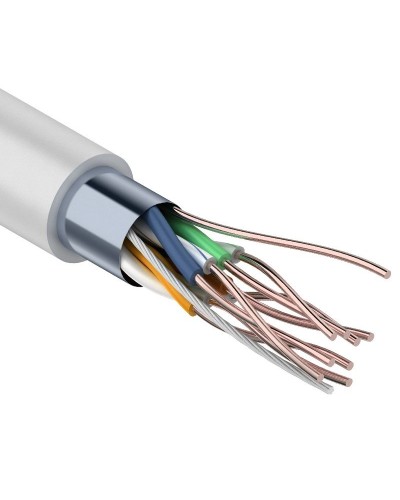 F/UTP, CAT 6, ZH нг(А)-HF, 4PR, 23AWG, INDOOR, SOLID, серый, 305м, REXANT (01-0167). Кабель «витая пара» (LAN) для структурированных систем связи. Rexant в Новосибирске